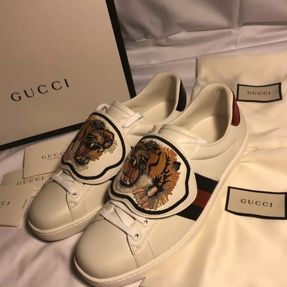 Gucci Ace Sneakers With Removable Patches Gucci Sneakers